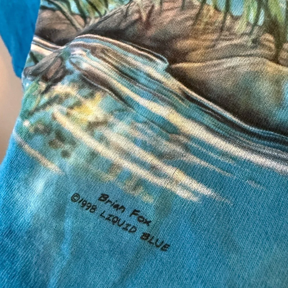 Liquid Blue 1999 Brian Fox Geese Tie Dye Shirt - XL - Picture 5 of 8